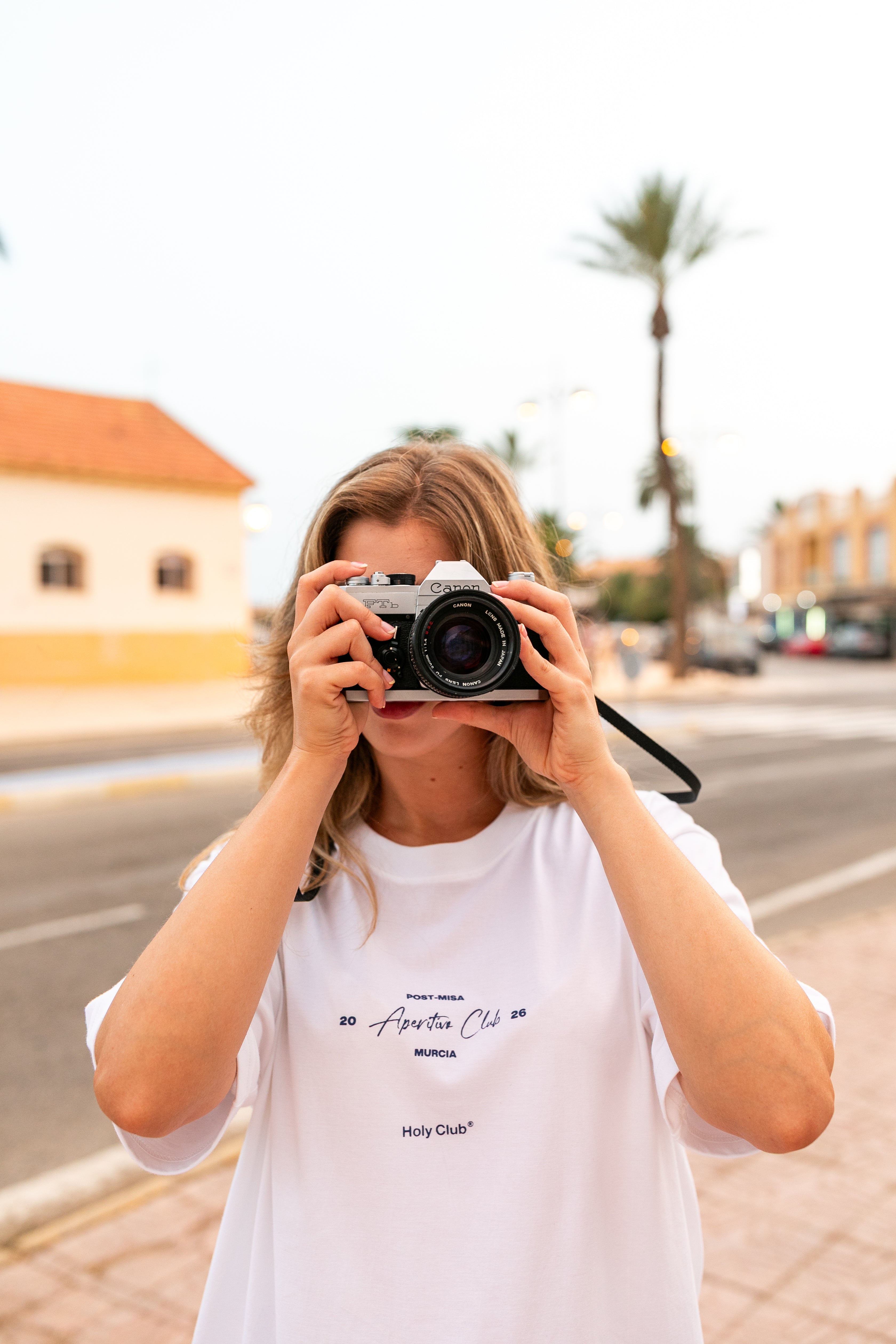 Hermandad - Camiseta oversize Blanca