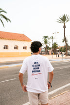 Hermandad - Camiseta oversize Blanca