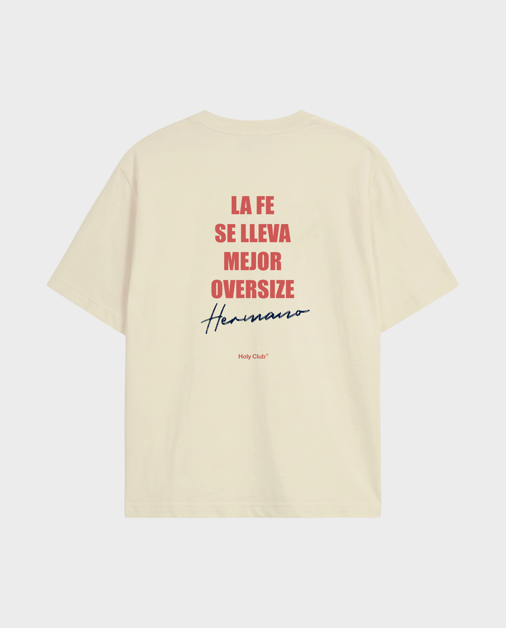 Hermandad - Camiseta oversize Beige
