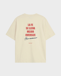 Hermandad - Camiseta oversize Beige