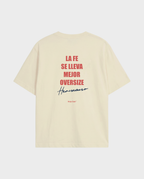 Hermandad - Camiseta oversize Beige