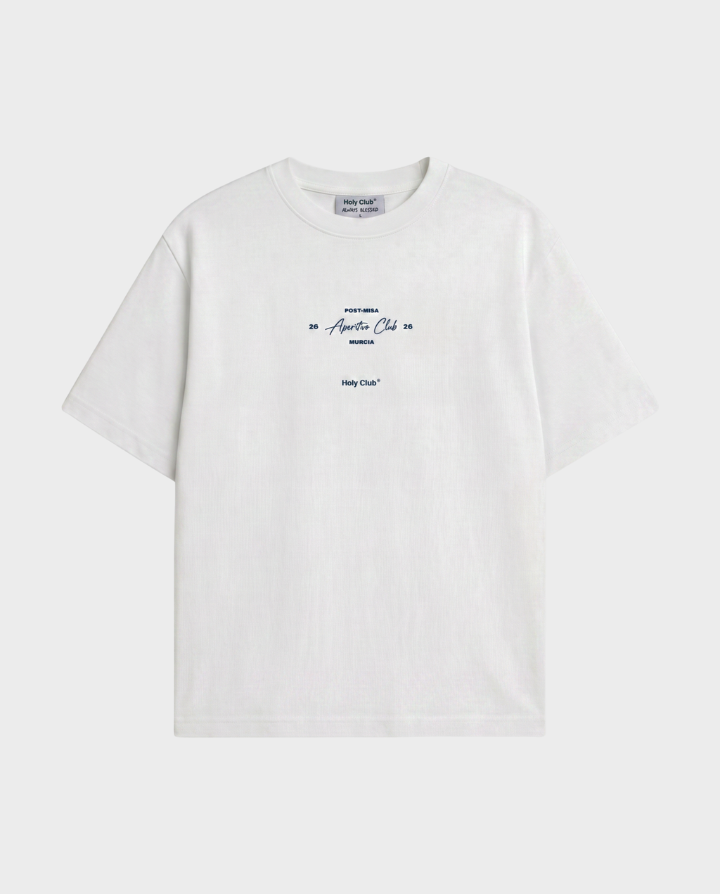 Aperitivo Club - Camiseta oversize Blanca