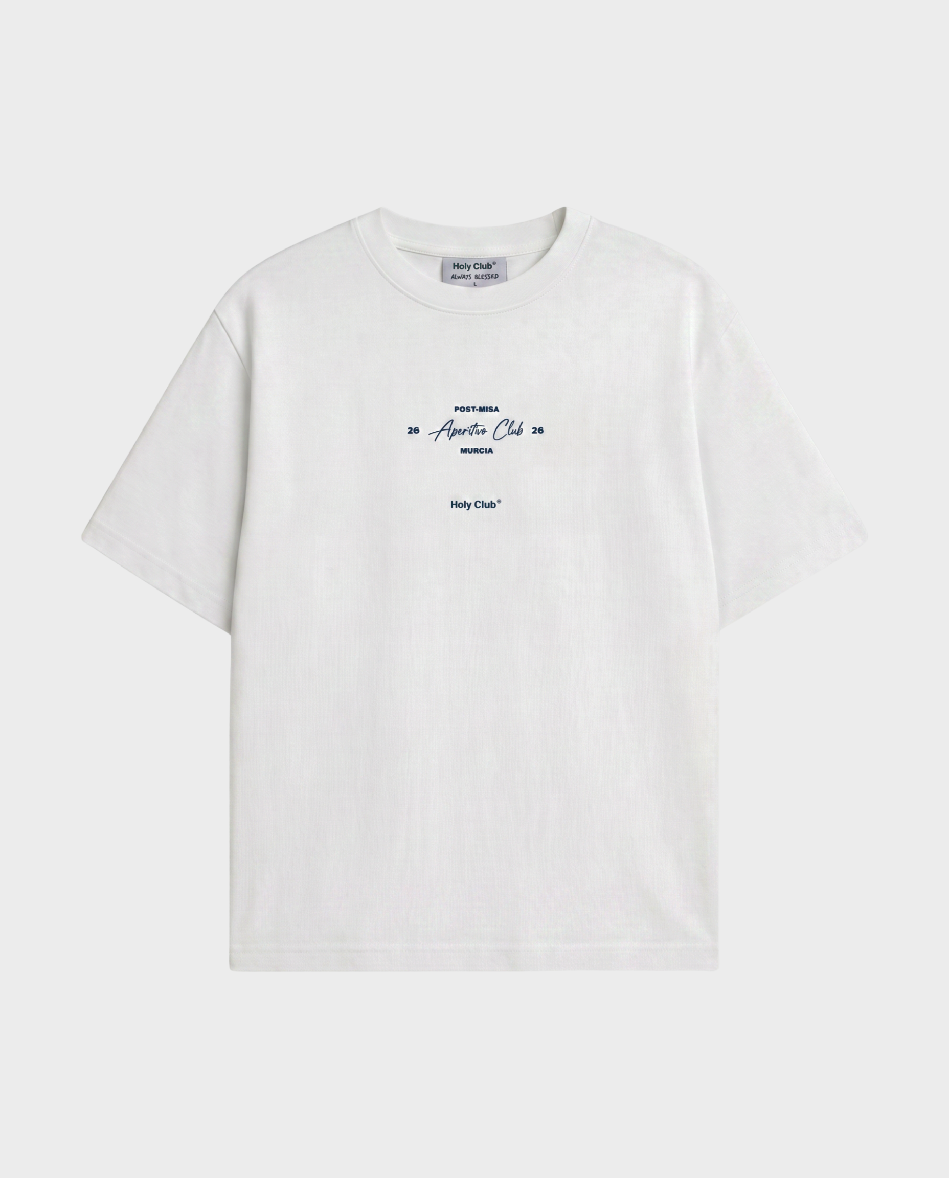 Aperitivo Club - Camiseta oversize Blanca