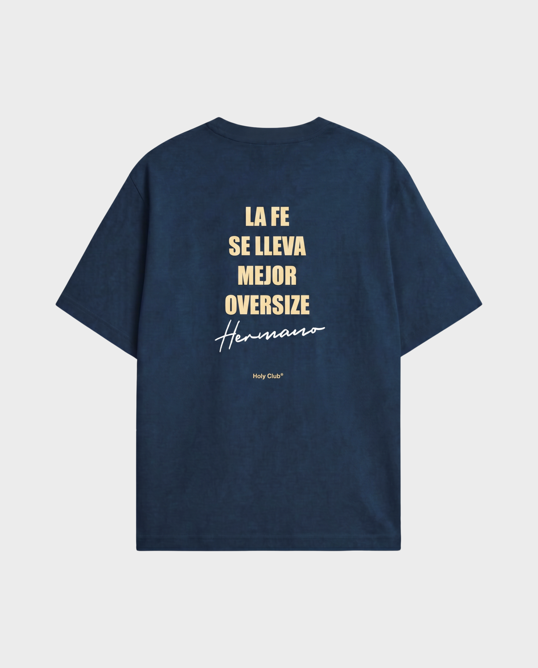 Hermandad - Camiseta Oversize Azul Marino