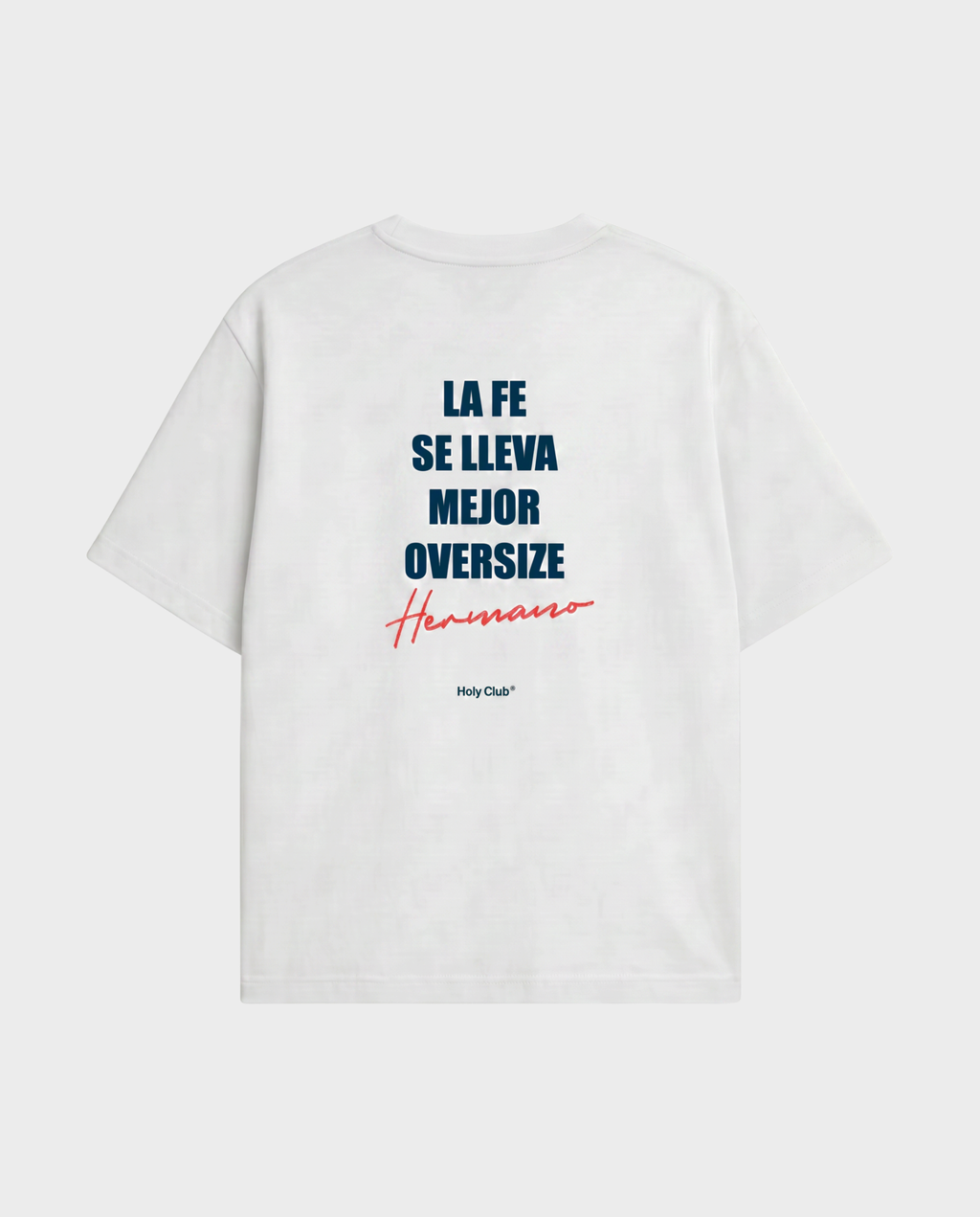 Hermandad - Camiseta oversize Blanca