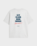 Hermandad - Camiseta oversize Blanca
