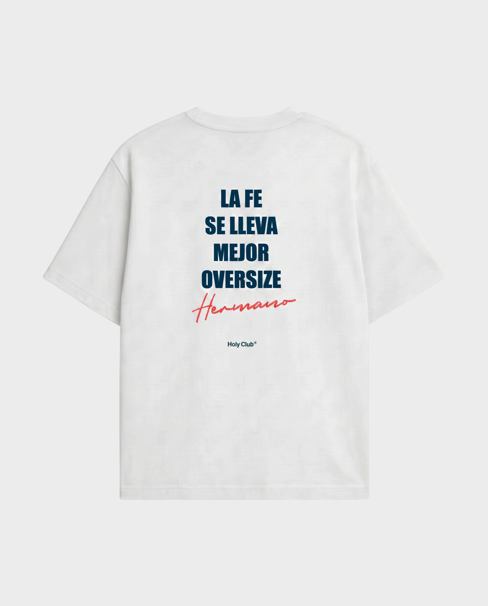 Hermandad - Camiseta oversize Blanca