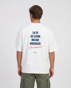 Hermandad - Camiseta oversize Blanca