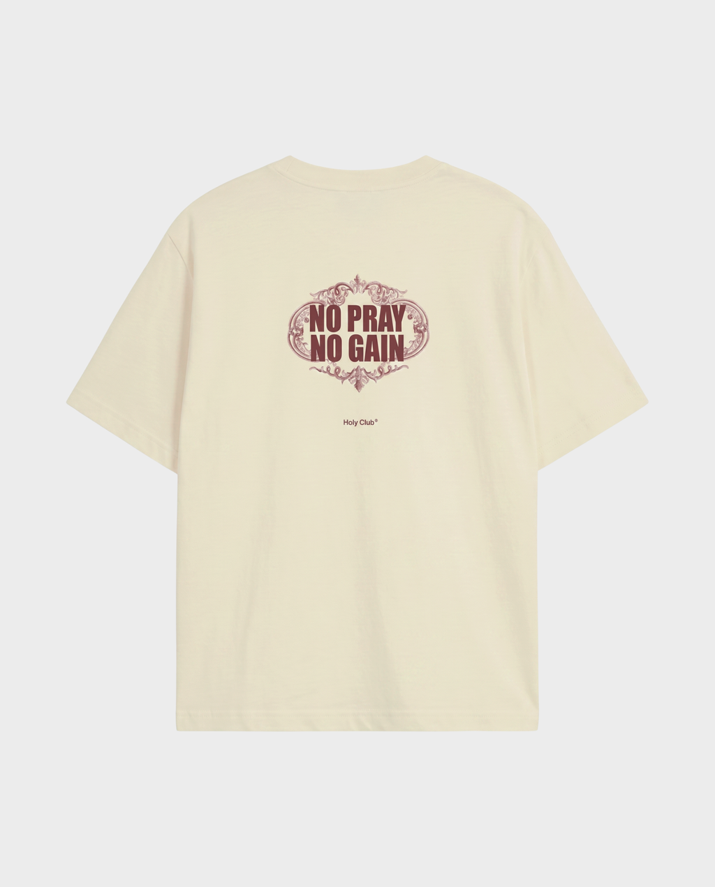 Disciplina - Camiseta oversize Beige