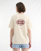 Disciplina - Camiseta oversize Beige