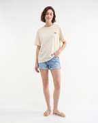 Disciplina - Camiseta oversize Beige