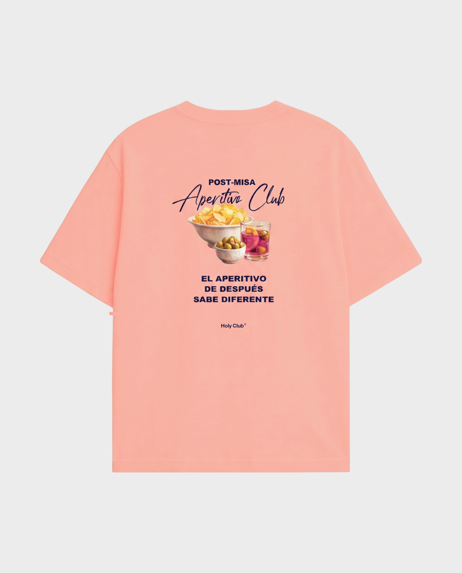 Aperitivo Club - Camiseta oversize Naranja