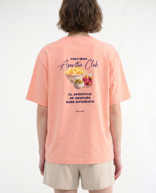 Aperitivo Club - Camiseta oversize Naranja