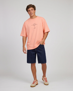 Aperitivo Club - Camiseta oversize Naranja