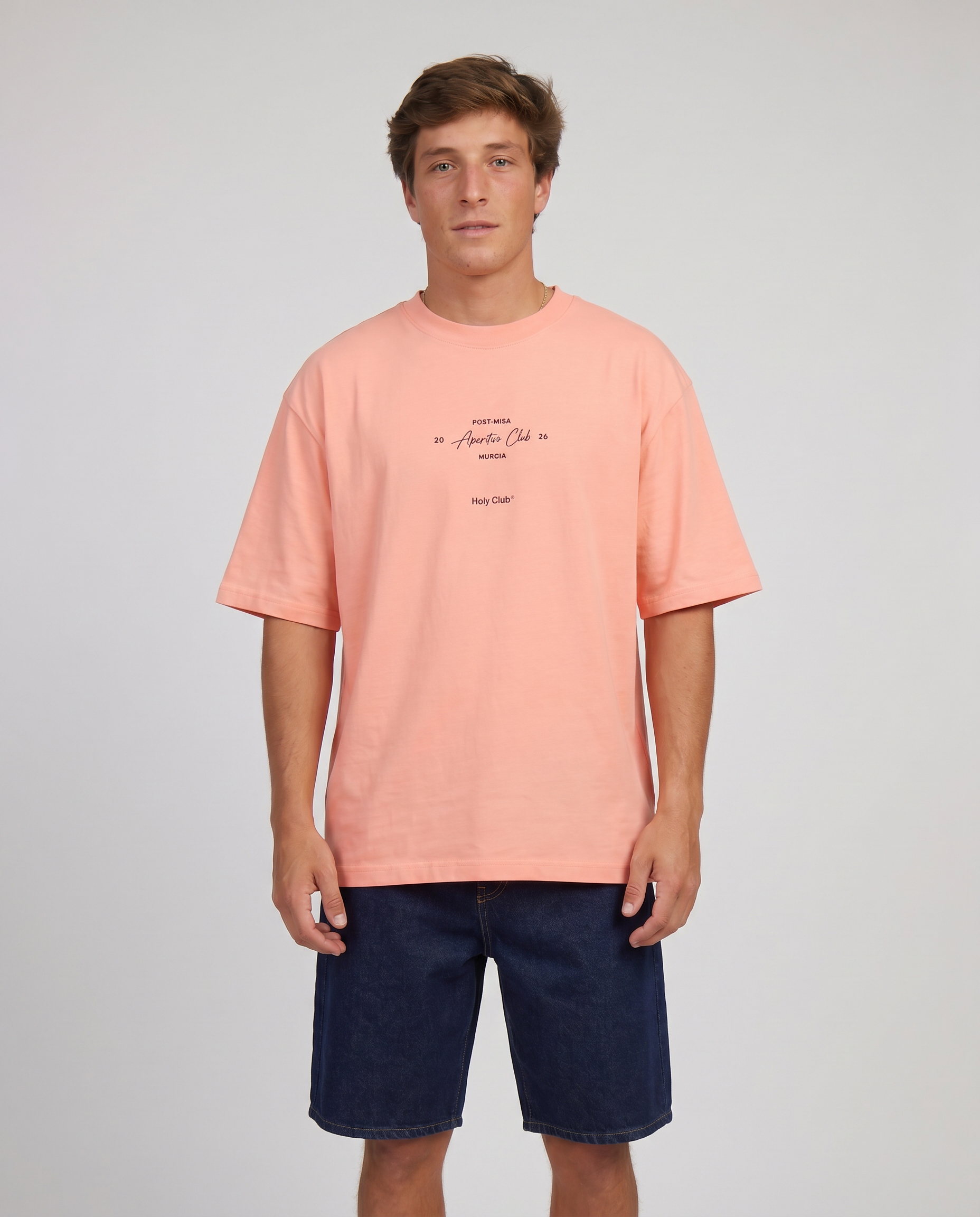 Aperitivo Club - Camiseta oversize Naranja