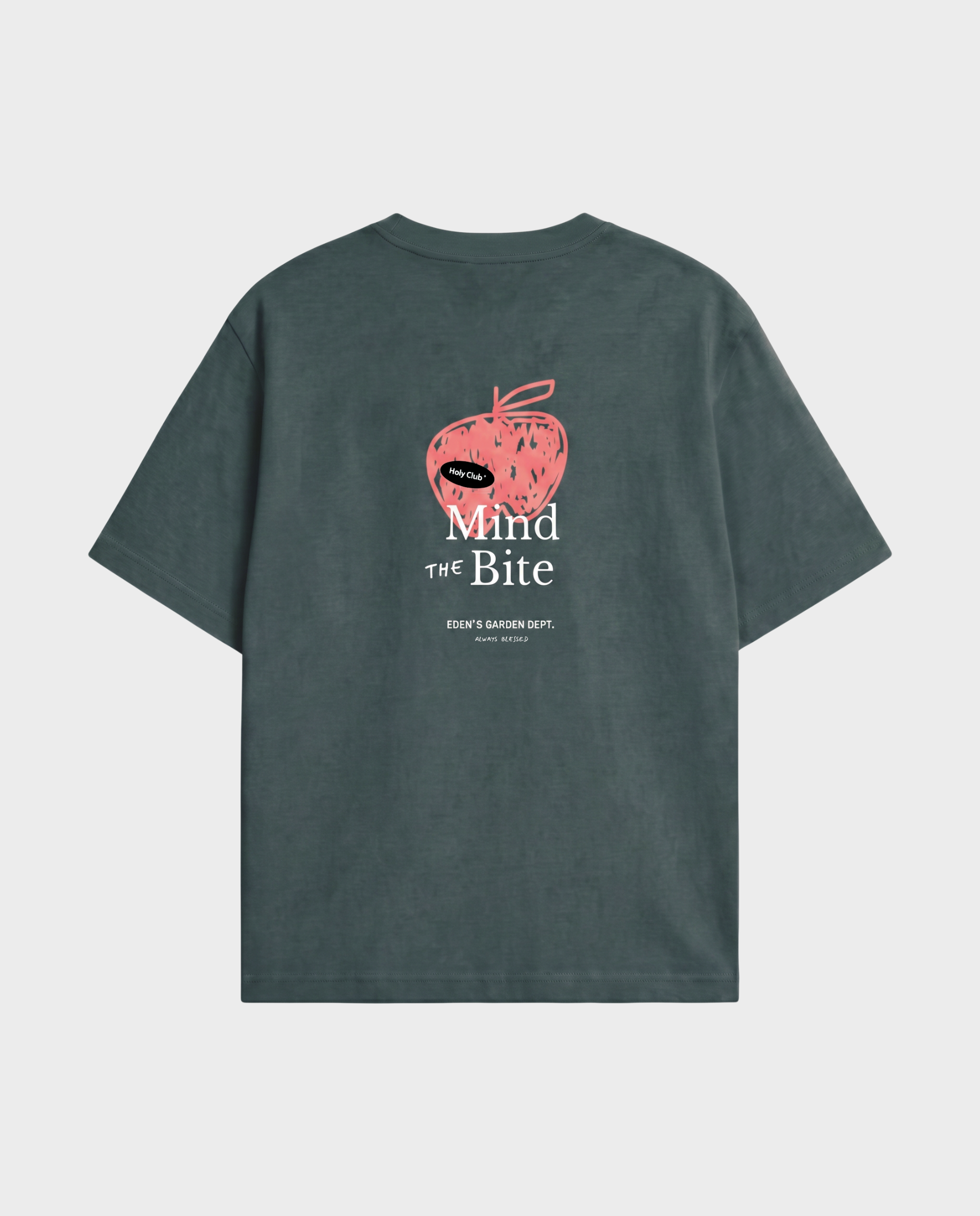Edén - Camiseta oversize Gris Oscuro