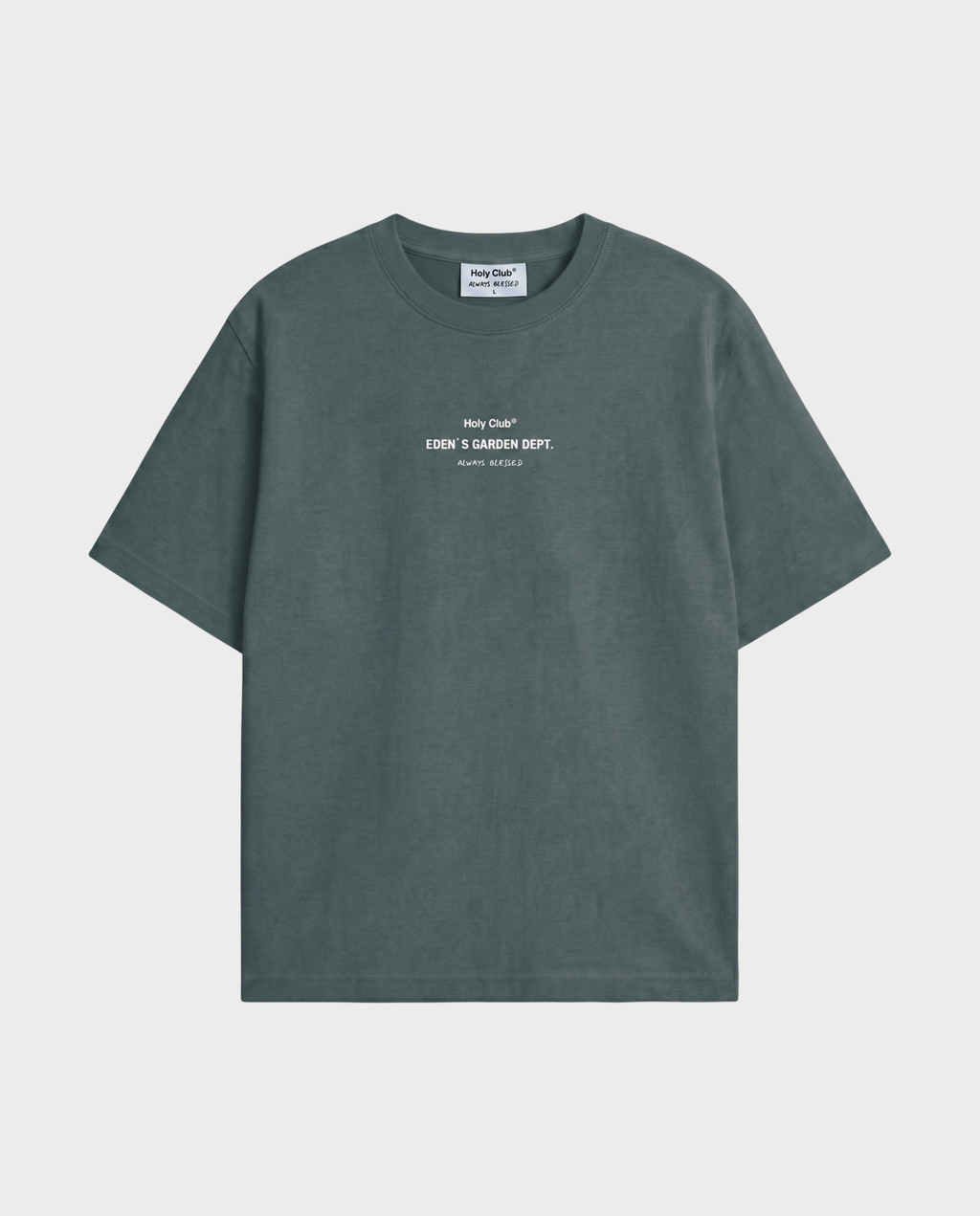 Edén - Camiseta oversize Gris Oscuro