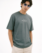 Edén - Camiseta oversize Gris Oscuro