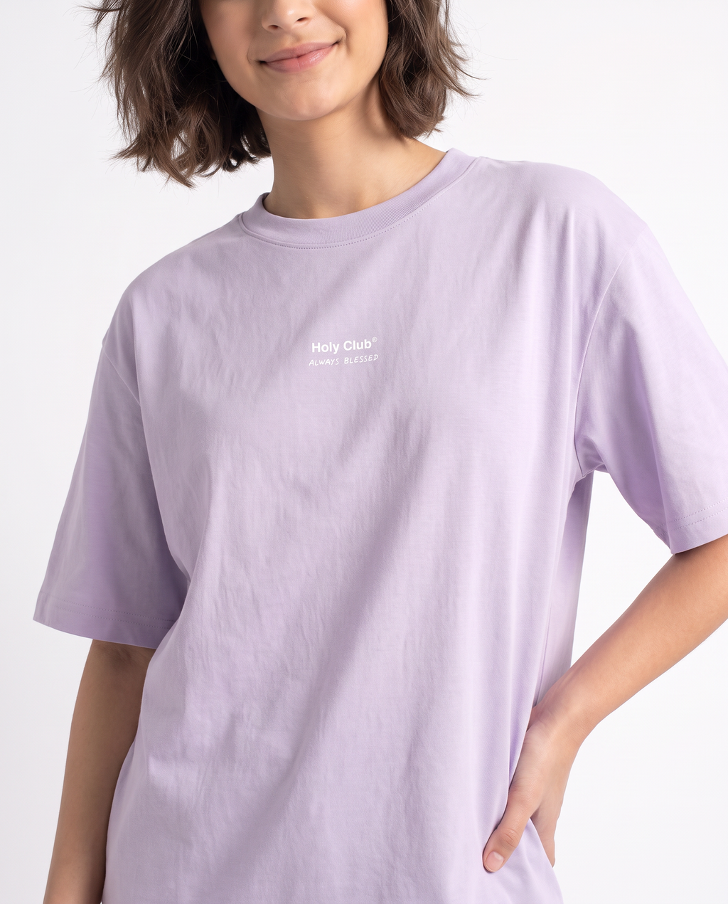 Hermandad - Camiseta oversize Violeta