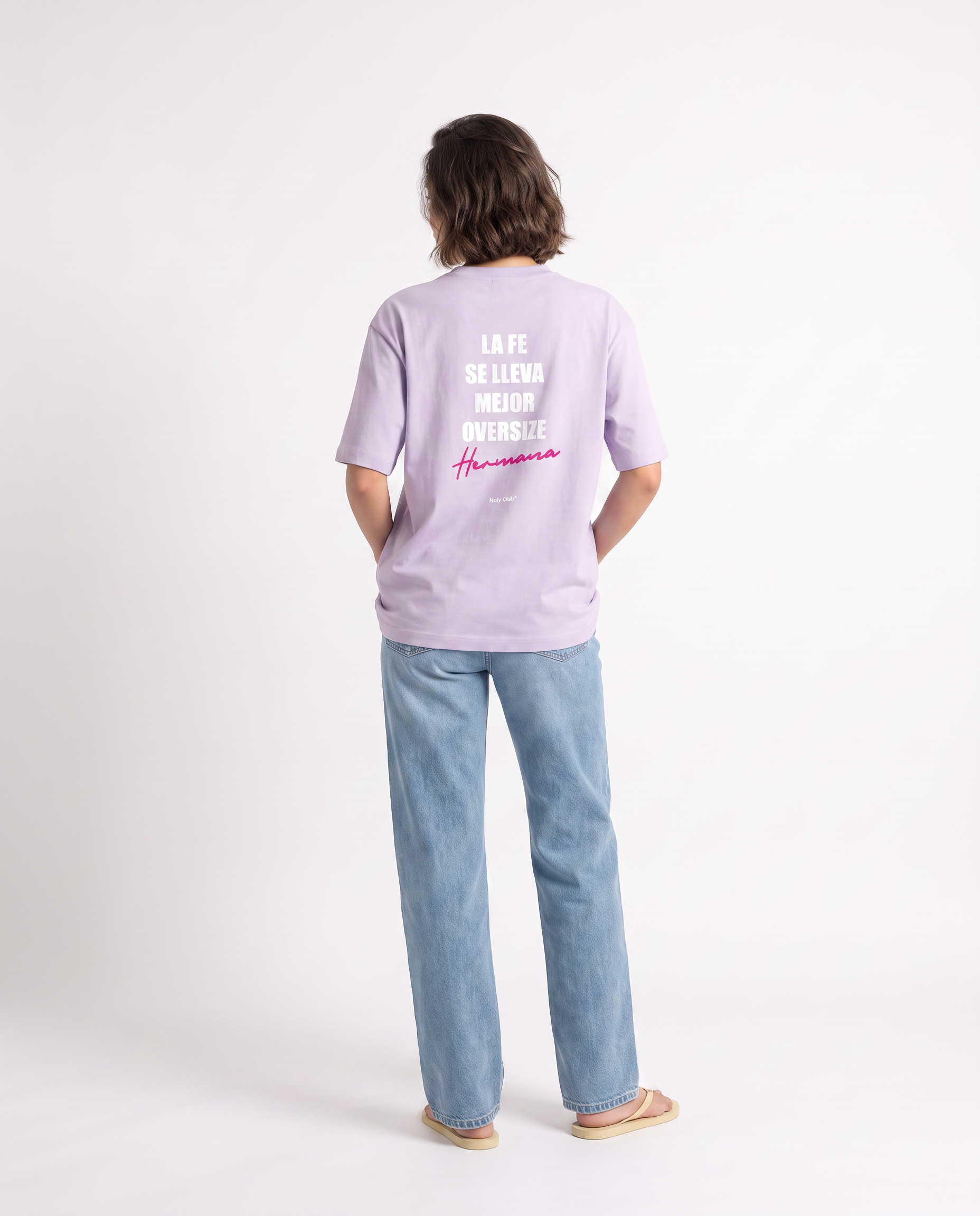 Hermandad - Camiseta oversize Violeta